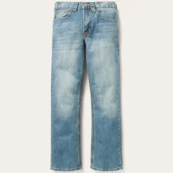 1520 Fit Light Wash Jeans With Tacking