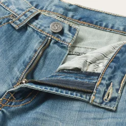 1520 Fit Light Wash Jeans With Tacking