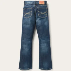1014 Fit Semi-Destructed Wash Jeans