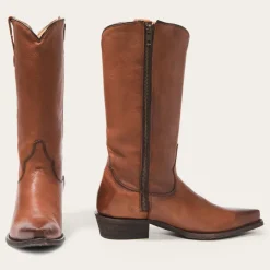 Austin Burnished Leather Snip Toe Boot