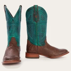 Big Horn Tobacco Alligator Cowboy Boot