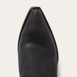 Black Fringe Over-The-Knee Leather Boot