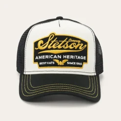 Black Script Heritage Trucker Cap