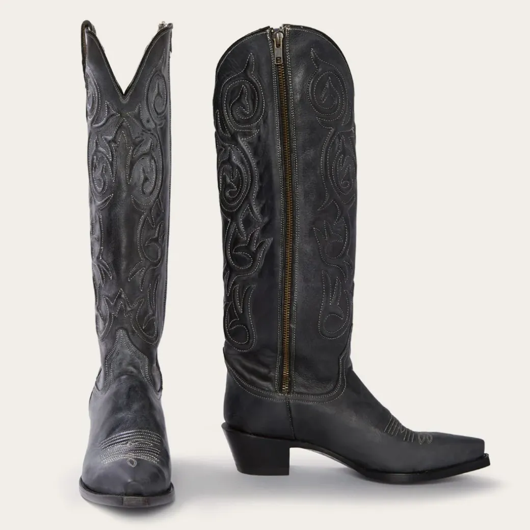 Blair Corded Side Zip Cowboy Boot
