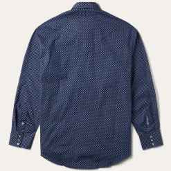 Blue Polaris Geo Print Western Shirt