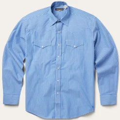Blue Western Stripe Shirt