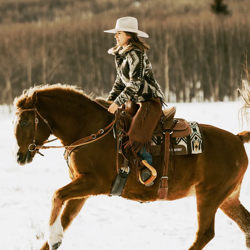 Brown Southwestern Blanket Jacket