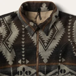 Brown Southwestern Blanket Jacket