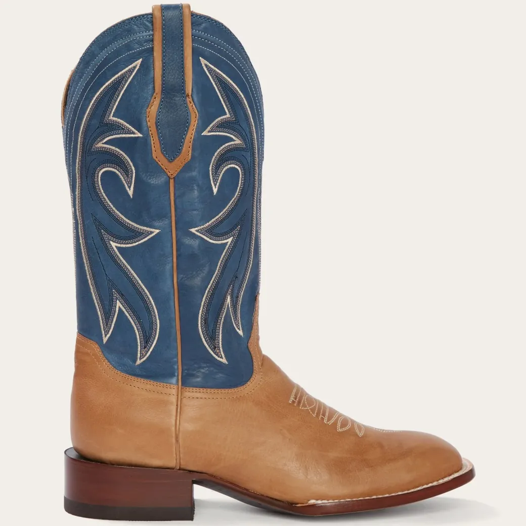 Casper Tan Blue Matte Cowboy Boot