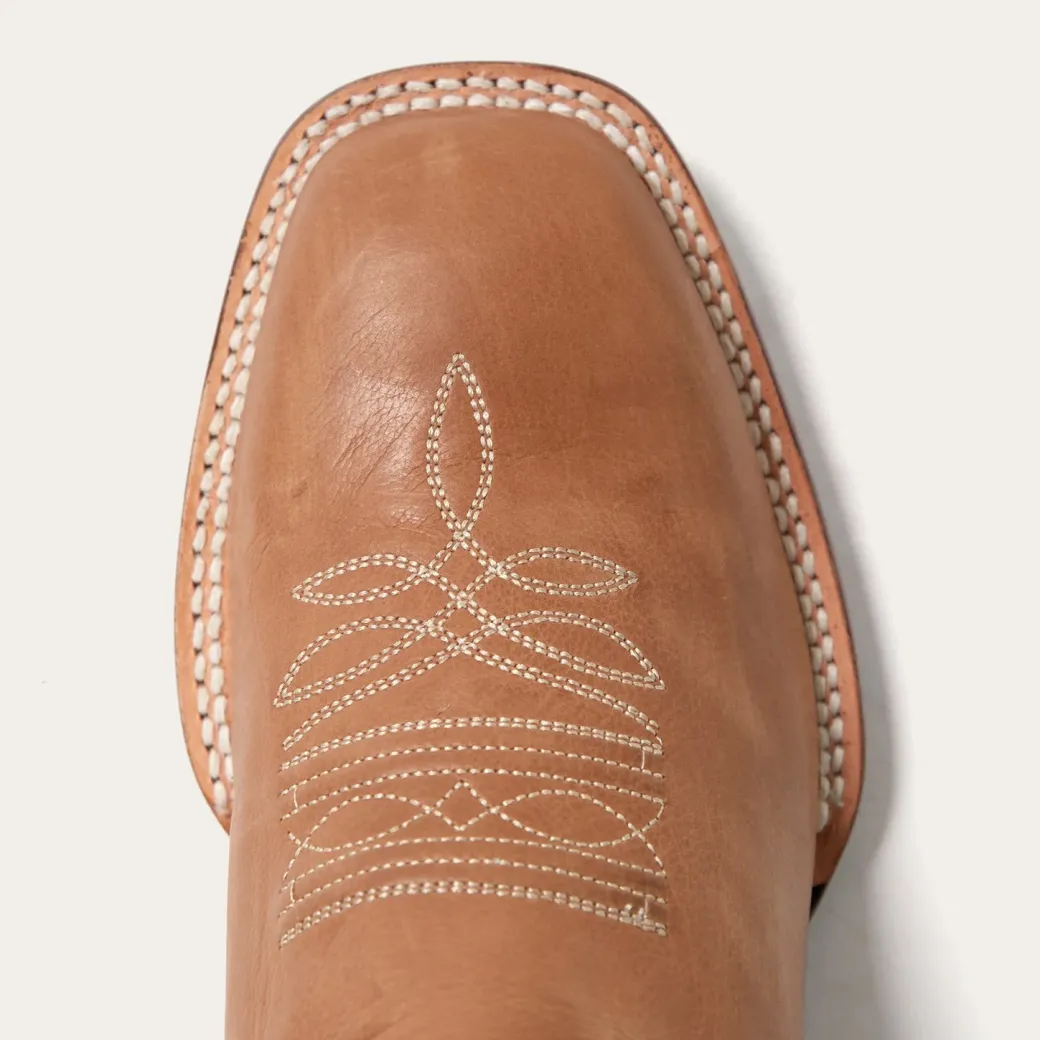 Casper Tan Blue Matte Cowboy Boot