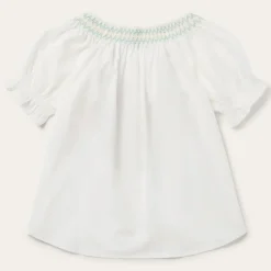 Cotton Voile Peasant Blouse
