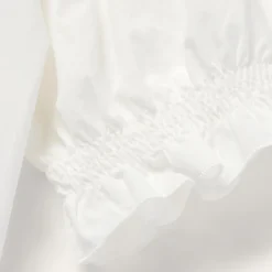 Cotton Voile Peasant Blouse