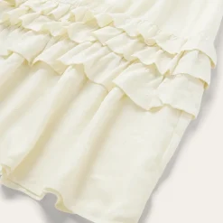 Cream Herringbone Dress
