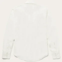 Cream Tencel Twill Shirt