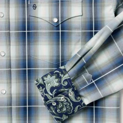 Crystal Plaid Western Shirt
