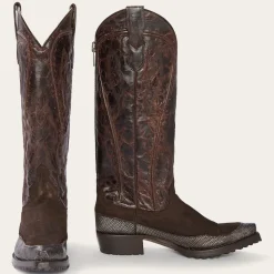 Dakota Brown Suede  Teju Cowboy Boot