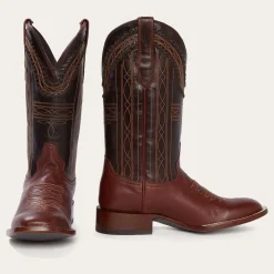 Denver Brown Goat Hand Stitched Cowboy Boot