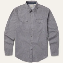 Diamond Print Western Shirt