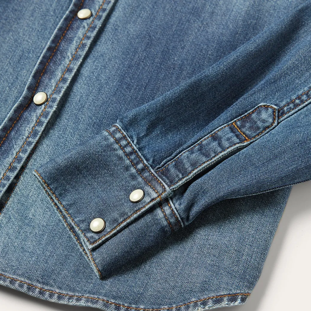 Distressed Denim Shirt