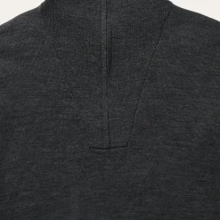 Elbow Patch Knit Sweater in Grey