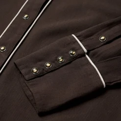 Embroidered Rayon Western Shirt