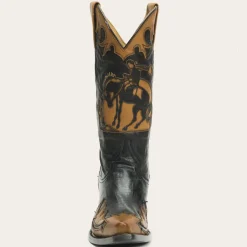 Faye Cowgirl  Horse Underlay Leather Boot