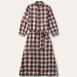 Gaucho Plaid Prairie Shirt Dress