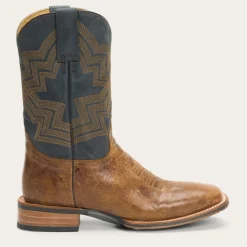 Goddard Burnished Blue  Brown Leather Boot