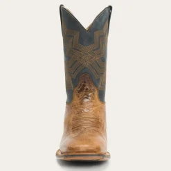 Goddard Burnished Blue  Brown Leather Boot