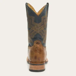 Goddard Burnished Blue  Brown Leather Boot