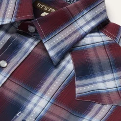 Good Luck Plaid Western Shirt