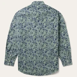 Greenspring Paisley Print Western Shirt