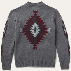 Grey Aztec Cardigan