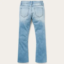 High Waist Flare Crop Jean