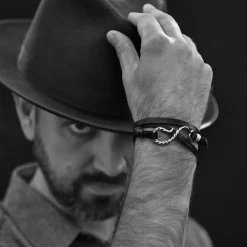 Hook Leather Bracelet