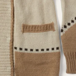 Horseshoe  Star Belted Cardigan