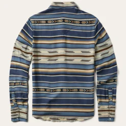 Indigo Serape Print Shirt