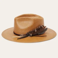 Juno Shantung Straw Fedora