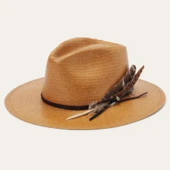 Juno Shantung Straw Fedora