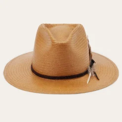 Juno Shantung Straw Fedora