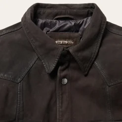 Leather Western Shirt Jacket