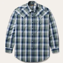 Lucky Diamond Plaid Western Shirt