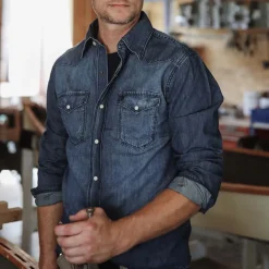 Medium Blue Denim Shirt