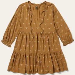 Mojave Longhorn Print Dress