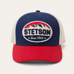 Navy Americana Trucker Cap