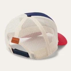 Navy Americana Trucker Cap