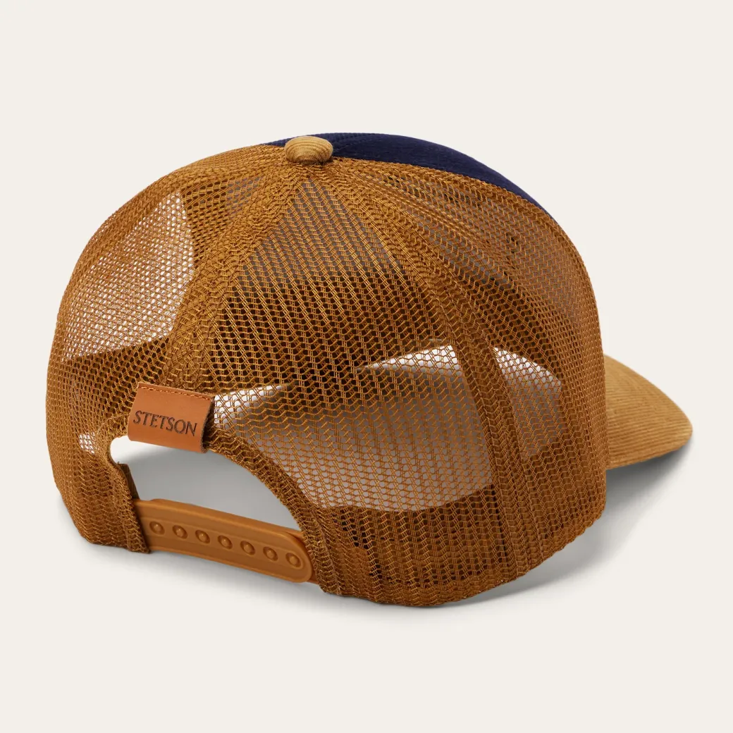 Navy Longhorn Trucker Cap