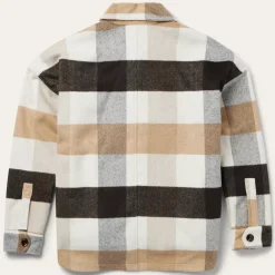Oversize Plaid Shirt Jacket