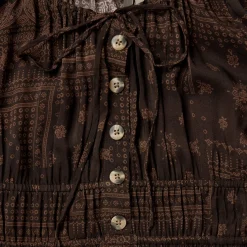 Patchwork Bandana Print Dress