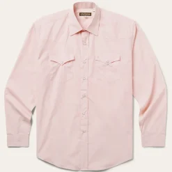 Pink End-On-End Western Shirt